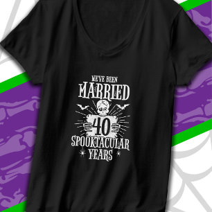 Camiseta Halloween Spooktacular 40º Aniversario de Bodas