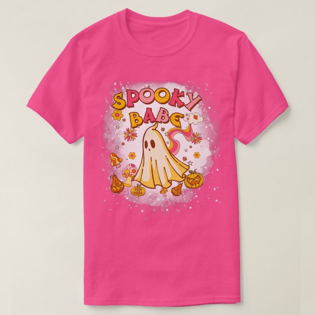 Camiseta Halloween Spooky Babe 70 Retro Style Premium (Diseño del anverso)