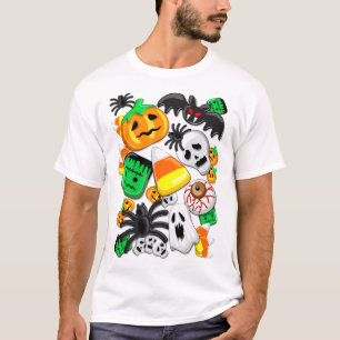 Camiseta Halloween Spooky Candies Fiesta