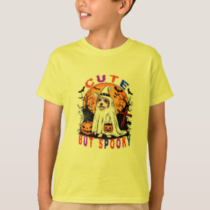 Camiseta Halloween Spooky Cute Dog Artwork para amantes de 