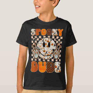 Camiseta Halloween Spooky Dude Costuys Niños Niños