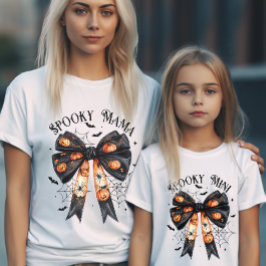 Camiseta Halloween Spooky Mini Black Bow Coquette