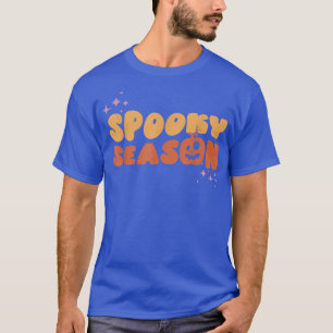Camiseta Halloween Spooky Season Wavy Retro Tet con búnkis