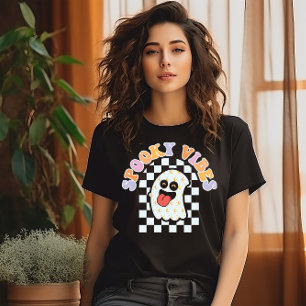 CAMISETA HALLOWEEN SPOOKY VIBES FANTASMAS