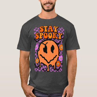 Camiseta Halloween Stay Spooky Melding Face Premium