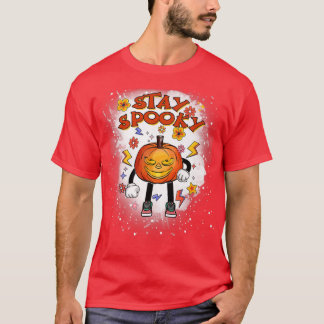 Camiseta Halloween Stay Spooky Scary Jack o Lantern Premium