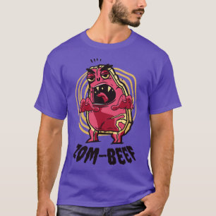 Camiseta Halloween Steak Meat Lover Beef Zombie Monstruo
