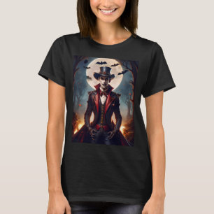 Camiseta Halloween Steampunk Gótico Zombie Vampiro
