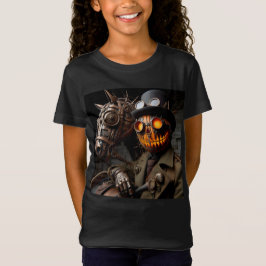 Camiseta Halloween Steampunk Jack-O-Lantern Horseman