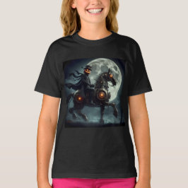 Camiseta Halloween Steampunk Jinete sin Cabeza
