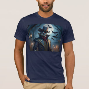 Camiseta Halloween Steampunk Sureño Gótico Zombie