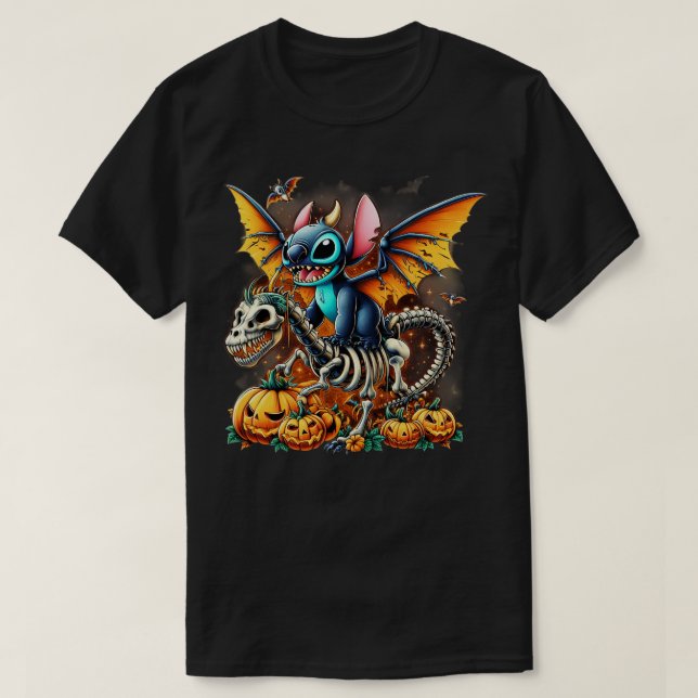 Camiseta Halloween Stitch (Diseño del anverso)