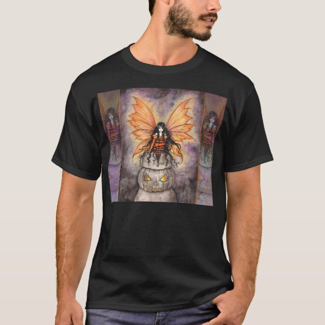 Camiseta Halloween Stone Gothic Fantasy Art (Anverso)