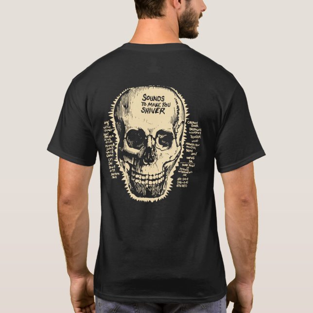 Camiseta Halloween suena para hacerte estremecer a dos lado (Reverso)