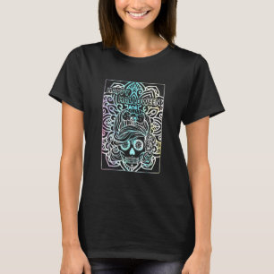 Camiseta Halloween Sugar Skull Colour Graphics Tee 1
