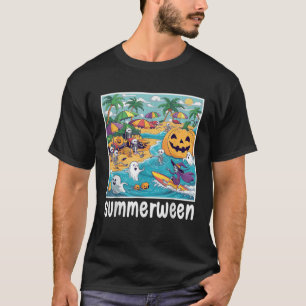 Camiseta Halloween Summer Celebration Summerween Vibes