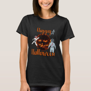 Camiseta Halloween Sun w jugador de hockey vampiro y estrel