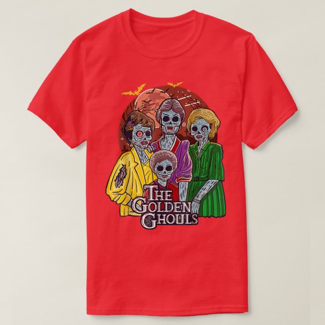 Camiseta Halloween T 276 de Golden Ghouls (Diseño del anverso)