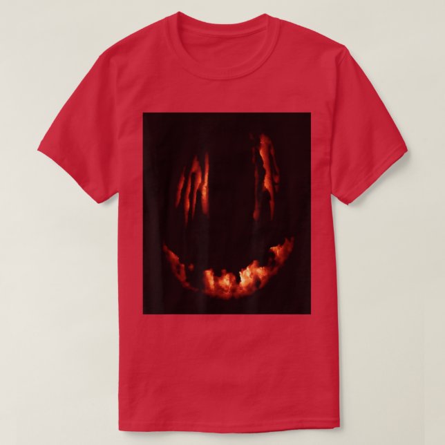 Camiseta Halloween T Jack O Lantern (Diseño del anverso)