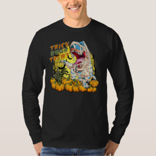 Camiseta Halloween T Rex Mummy Trick Rawr Treat T Rex Hallo