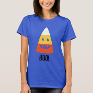 Camiseta ¡Halloween T Shirt BOO! Candy Corn T Shirt