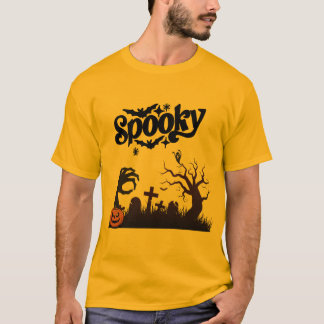 Camiseta Halloween T-Shirt for Men –  Ghost & Scary design
