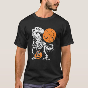 Camiseta Halloween Tees Para Niños Dinosaurio T Rex Mummy