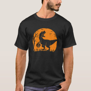 Camiseta Halloween Tees Para Niños Dinosaurio T Rex Mummy