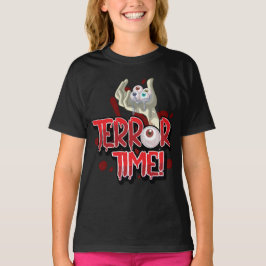 Camiseta Halloween Terror Time Zombie Hand con ojos