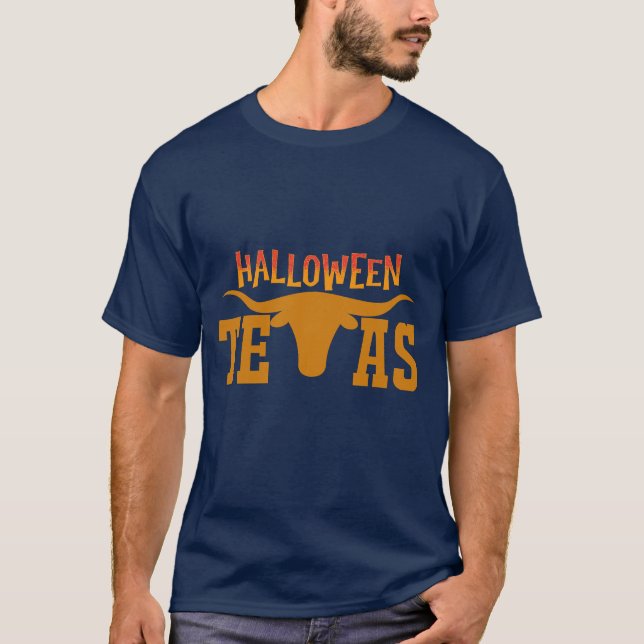 Camiseta halloween texas T-Shirt (Anverso)