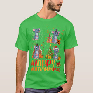 Camiseta Halloween Thanksgiving Christmas Mouse Hallothanks