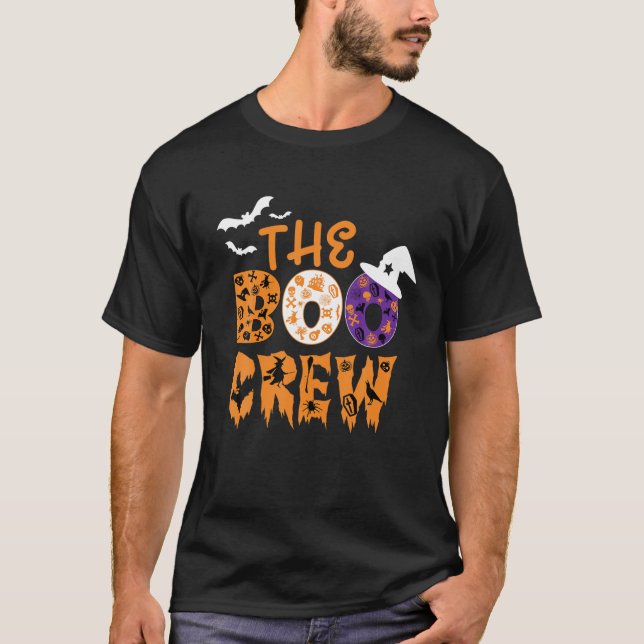 Camiseta Halloween The Boo Crew For Kids (Anverso)