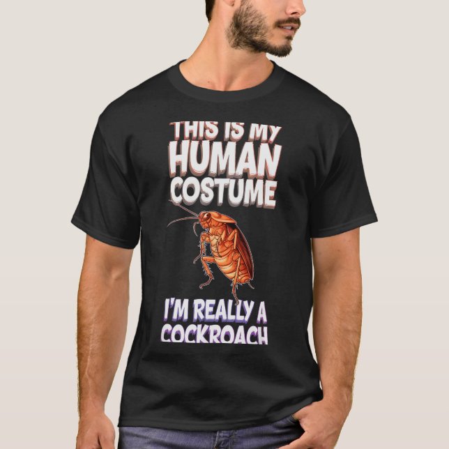 Camiseta Halloween This Is My Human Costume I'm Really A Ro (Anverso)