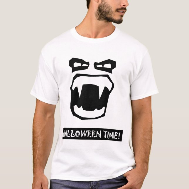 Camiseta Halloween Time SÍ (Anverso)