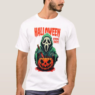 Camiseta Halloween Todos los Días   Grita Ghostfac