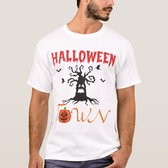 Camiseta Halloween Town (Anverso)