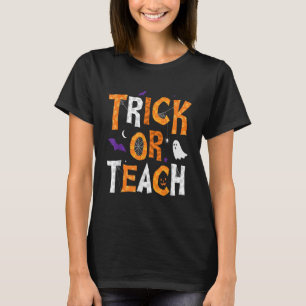 Camiseta Halloween: Trick O Teach Teacher