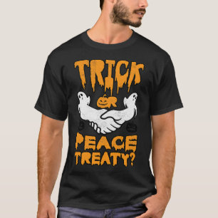 Camiseta Halloween Trick Peace Treaty Pacifist Election Cos