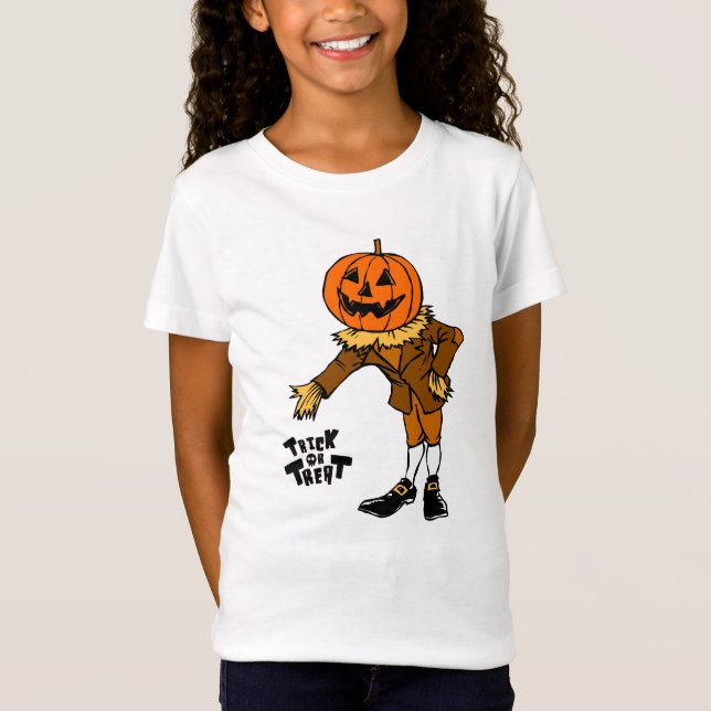 Camiseta HALLOWEEN truco de calabaza o tratamiento (Anverso)
