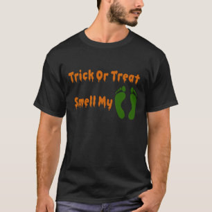Camiseta Halloween Truco o trato huele mis pies