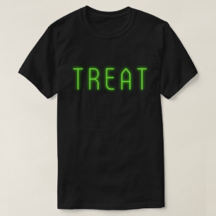 Camiseta Halloween, una brillante trenza verde