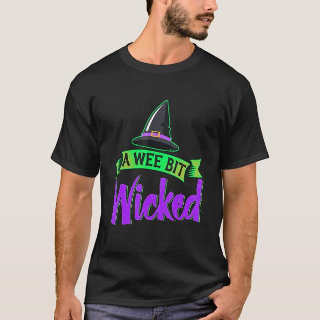 Camiseta Halloween una bruja malvada bruja Gorra de Wicca W (Anverso)