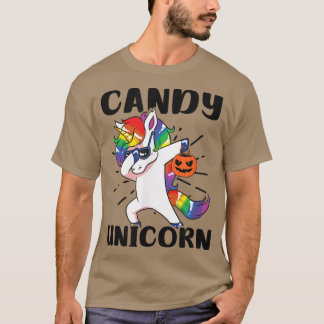 Camiseta Halloween Unicorn Diseño de Candy