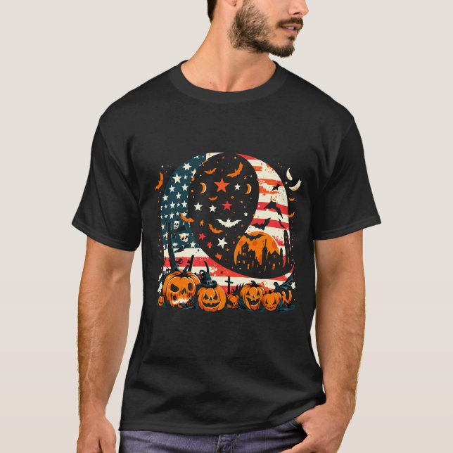 Camiseta Halloween USA  (Anverso)