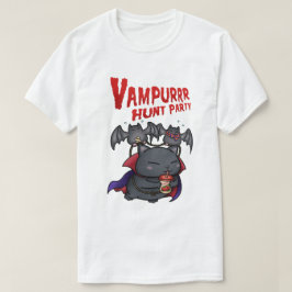 Camiseta Halloween Vampire Cat Vampurr