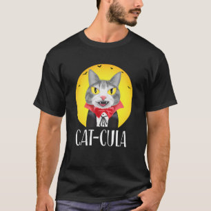 Camiseta Halloween Vampurr Sombreroso Gato Vampiro Cula Dra