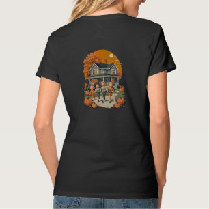 Camiseta Halloween Vibrant Blue Purple Swirmic