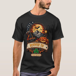 Camiseta Halloween Vintage Denver CO Calabaza Orgullo Espel