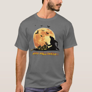 Camiseta Halloween Werewolf Moon Nino Ts TShirt