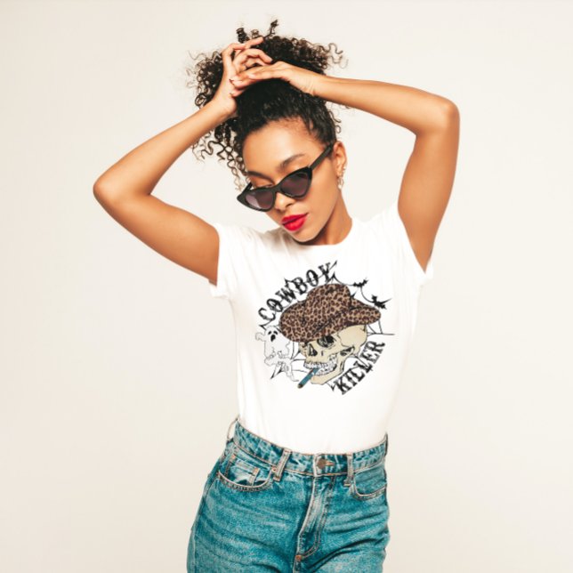 CAMISETA HALLOWEEN WESTERN TEMÁTICO COWBOY KILLER | 👻 💀 � (Subido por el creador)